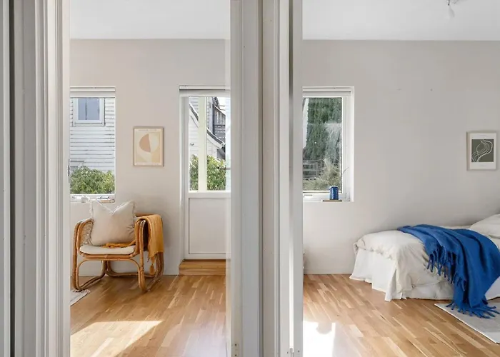 Cozy 2-bedroom Near Centre شقة برغن